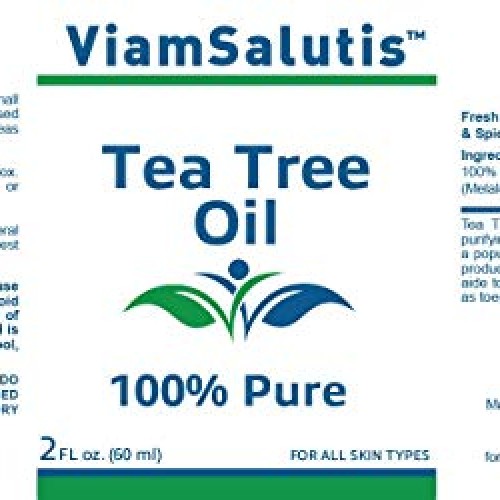 ViamSalutis 100% Pure Tea Tree Oil, 2 Fluid Ounce