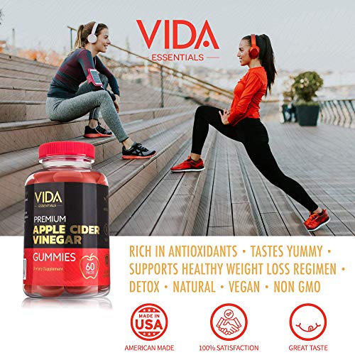 Vida Essentials - Apple Cider Vinegar Gummies - Immune Boosting, ...