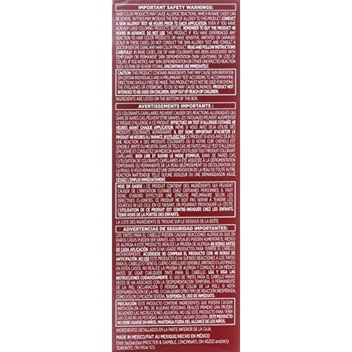 Vidal Sassoon Pro Series Permanent Hair Dye, 2 Black Hair Color, ...