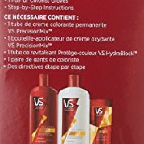 Vidal Sassoon Pro Series Permanent Hair Dye, 2 Black Hair Color, ...