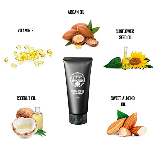 Viking Revolution Microdermabrasion Face Scrub for Men - Facial C...