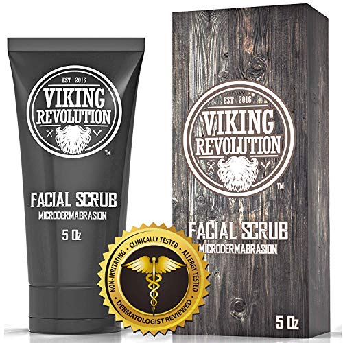 Viking Revolution Microdermabrasion Face Scrub for Men - Facial C...