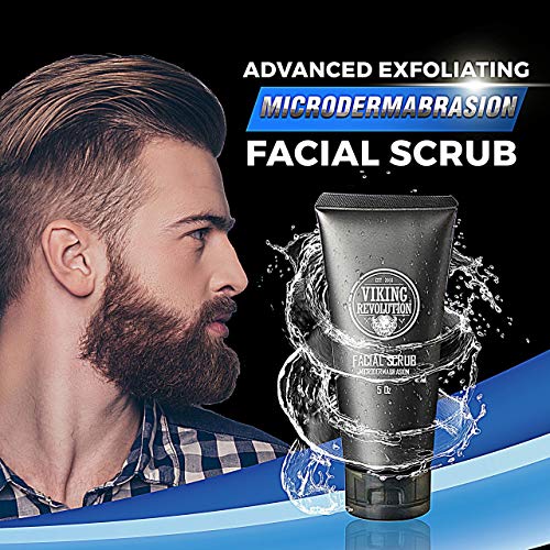 Viking Revolution Microdermabrasion Face Scrub for Men - Facial C...