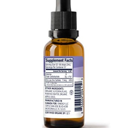 Vimergy USDA Organic Zinc 115 ml