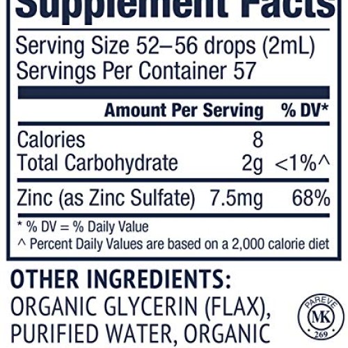 Vimergy USDA Organic Zinc 115 ml
