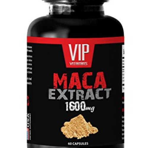 Maca Extract Organic - Maca 1600mg 4: 1 Extract - Increases libid...