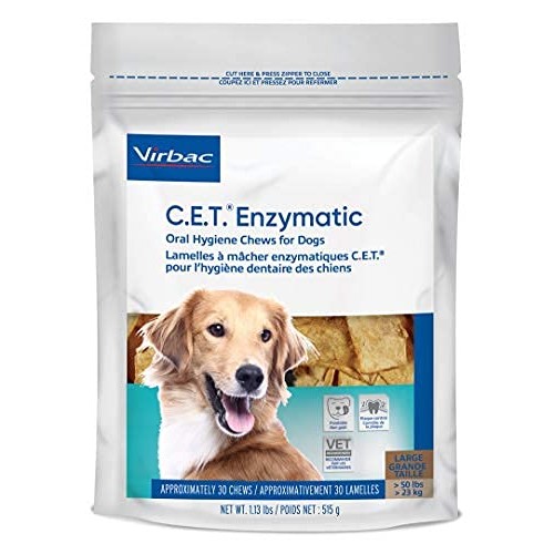 Virbac C.E.T. 3 Pack of Extra Large Enzymatic Oral Hygiene Chews ...