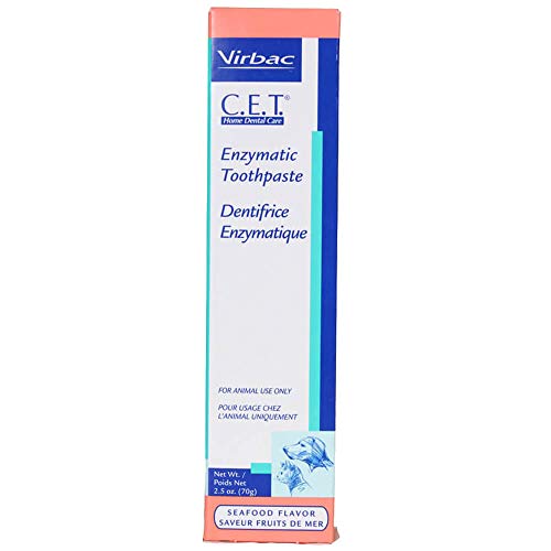 Virbac C.E.T. Toothpaste - Enzymatic Tartar Control, Seafood Flav...