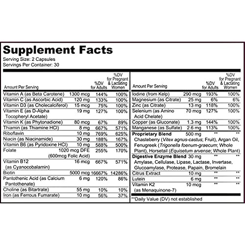 Mom Boss All Natural Post Natal Multivitamin Supplement - Postnat...
