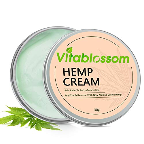 Vitablossom Hemp Balm - Hemp Cream for Back, Knee, Hands, Neck, F...