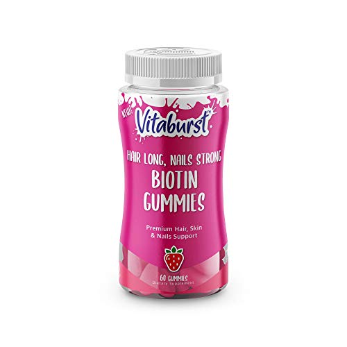 Vitaburst Biotin Gummies - Hair Long, Nails Strong - Premium Gumm...