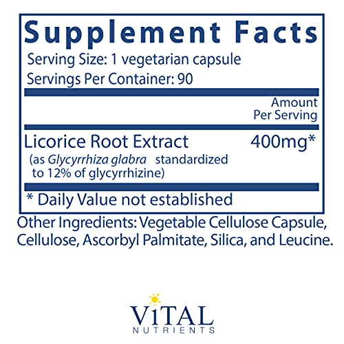 Vital Nutrients - Licorice Root Extract - Herbal Immune Support -...