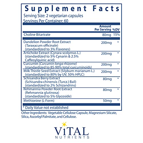 Vital Nutrients - Liver Support - Herbal Combination to Support H...