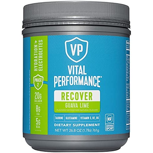 Vital Performance Recovery Powder, NSF for Sport Certified, 20g V...
