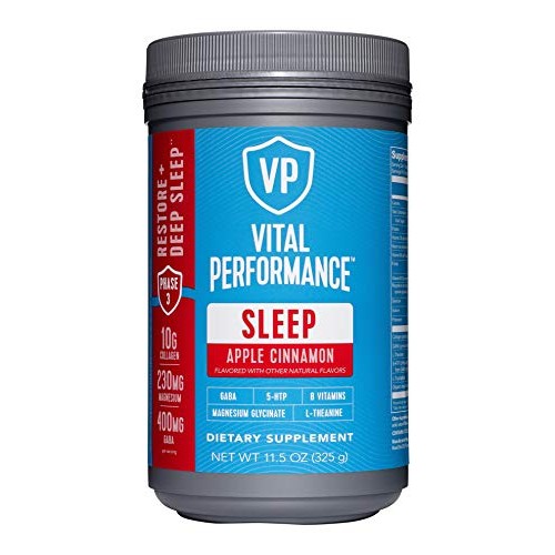 Vital Performance Sleep - Natural Sleep Aid with Collagen, L-Thea...