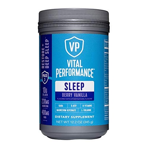 Vital Performance Sleep - Natural Sleep Aid with Collagen, L-Thea...