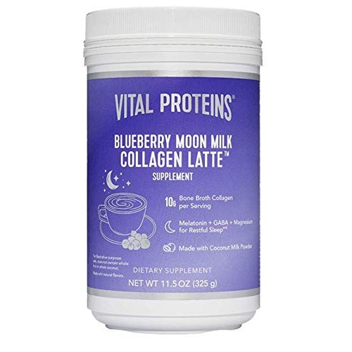 Vital Proteins Blueberry Moon Milk - Melatonin, GABA, and Magnesium