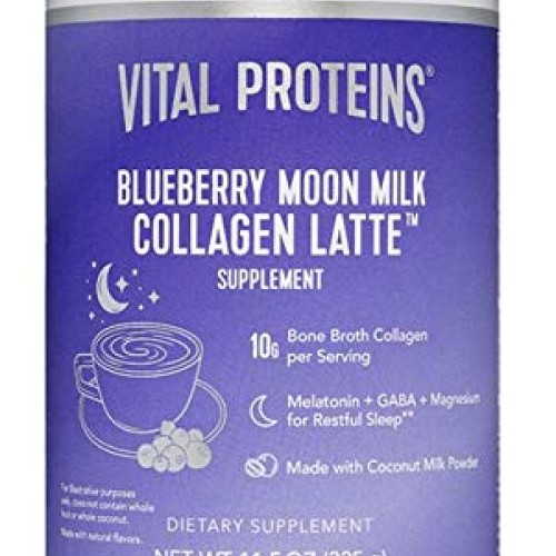 Vital Proteins Blueberry Moon Milk - Melatonin, GABA, and Magnesium