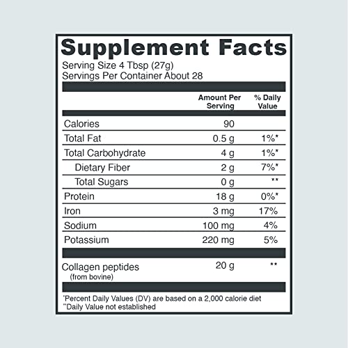 Vital Proteins Chocolate Collagen Powder Supplement Type I, III...