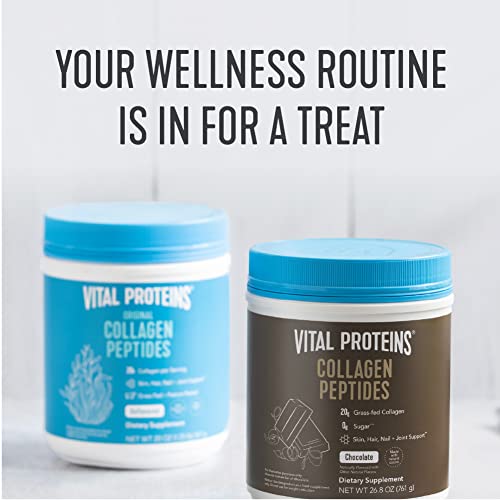 Vital Proteins Chocolate Collagen Powder Supplement Type I, III...