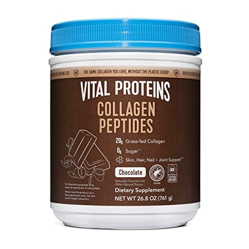 Vital Proteins Chocolate Collagen Powder Supplement Type I, III...
