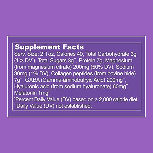 Vital Proteins Collagen Dietary Supplement Shot, 12 ct Sleep Shot...