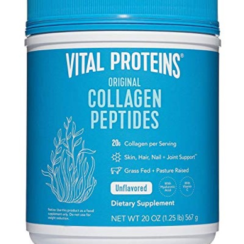 Vital Proteins Collagen Peptides 20oz & 12 Peanut Butter Chocolat...