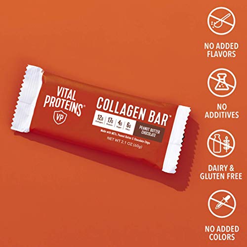 Vital Proteins Collagen Peptides 20oz & 12 Peanut Butter Chocolat...
