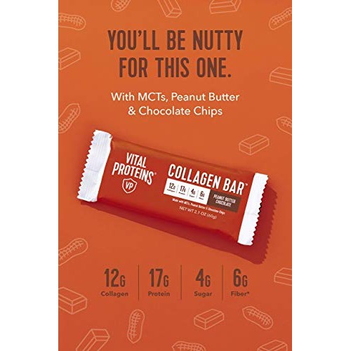 Vital Proteins Collagen Peptides 20oz & 12 Peanut Butter Chocolat...