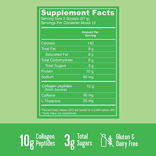 Vital Proteins Collagen Peptides Powder 20 oz & Matcha Green Tea ...