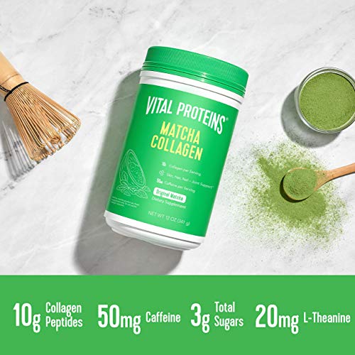 Vital Proteins Collagen Peptides Powder 20oz & Matcha Collagen 12oz