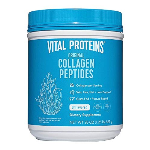 Vital Proteins Collagen Peptides Powder 20oz Canister + Collagen ...