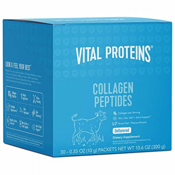 Vital Proteins Collagen Peptides Powder Supplement Type I, III ...