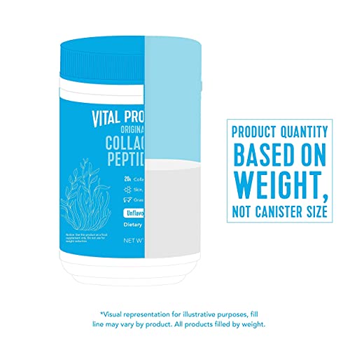 Vital Proteins Collagen Peptides Powder Supplement Canister + Tra...