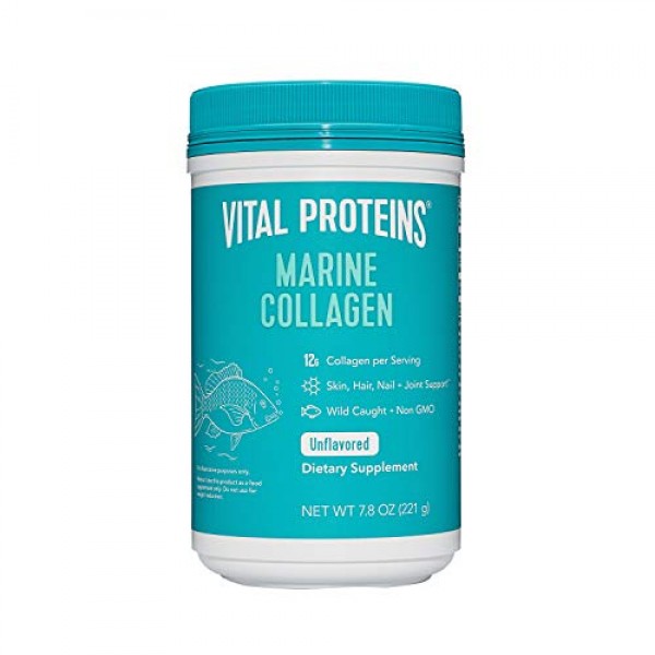Vital Proteins Marine Collagen Peptides Powder Supplement for Ski...
