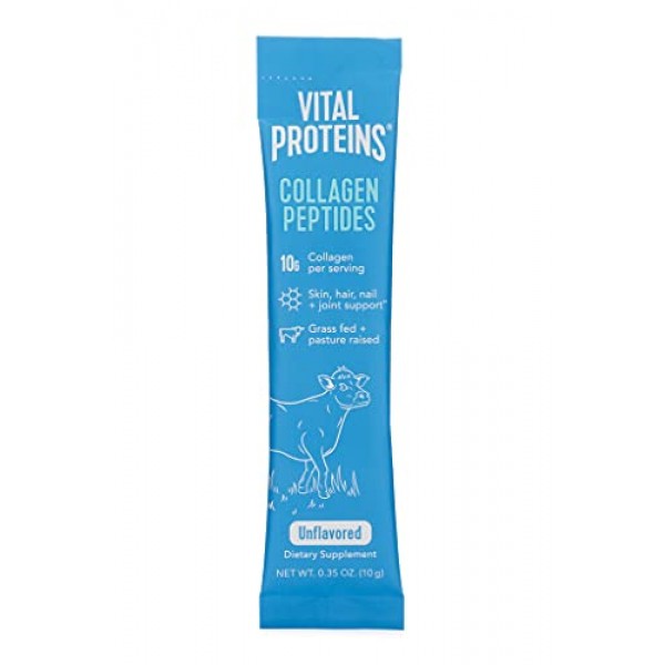 Vital Proteins, Unflavored Collagen Peptides Stick Pack, 0.35 Ounce