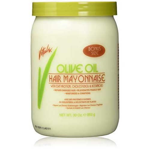 Vitale Olive Oil Hair Mayonnaise 30oz with Oat & Egg Protein and ...