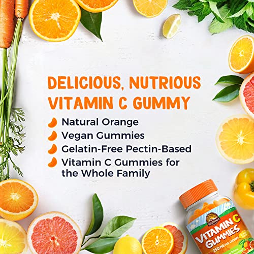 Vitalitown Vitamin C Vegan Gummies 250 mg, Support Immune Defense...