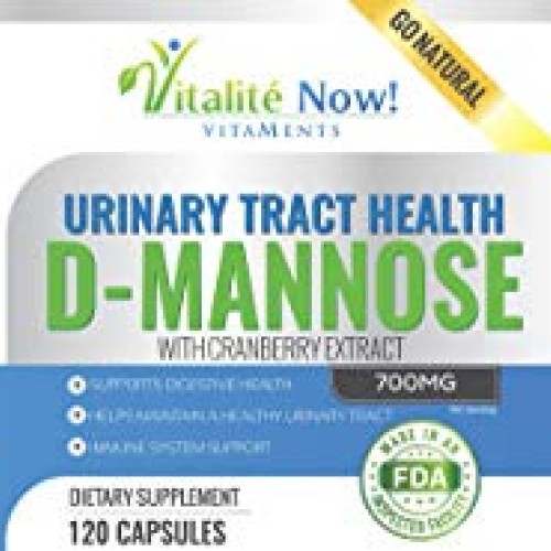 High Strength Pure D-Mannose with Cranberry Extract for Natural U...