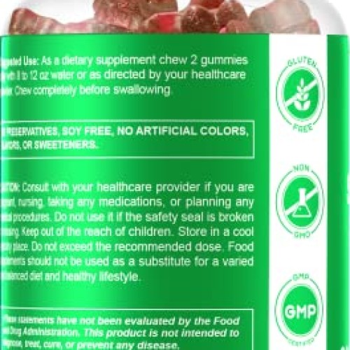 Vitamatic Irish Sea Moss Gummies - 3000 mg - 60 Vegan Gummies - M...