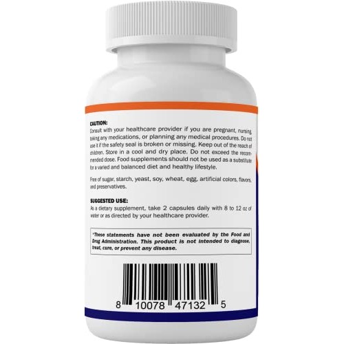 Vitamatic Organic Irish Sea Moss 120 Vegetarian Capsules - Made w...
