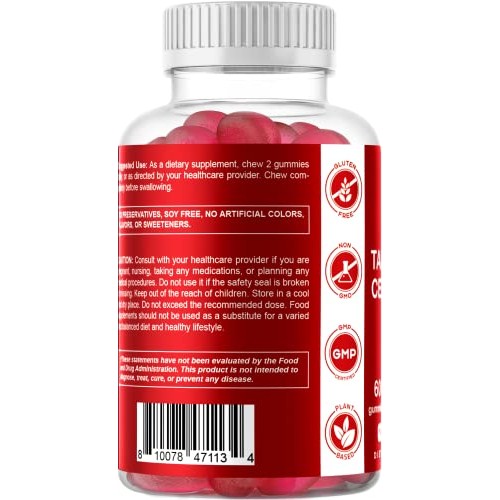 Vitamatic Tart Cherry with Celery Seed Gummies - 2400 mg Serving ...