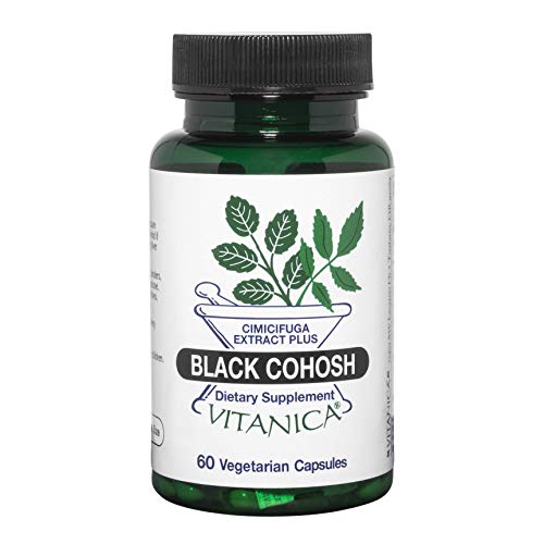 Vitanica Black Cohosh, Cimicifuga Extract Plus, Vegan, 60 Capsules