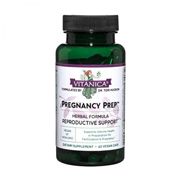 Vitanica - Pregnancy Prep, Reproductive System Support, Vegan, 60...