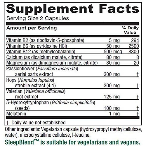 Vitanica Sleepblend, Sleep Supplement, Non Habit Forming Sleep Su...