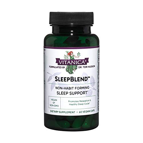 Vitanica Sleepblend, Sleep Supplement, Non Habit Forming Sleep Su...