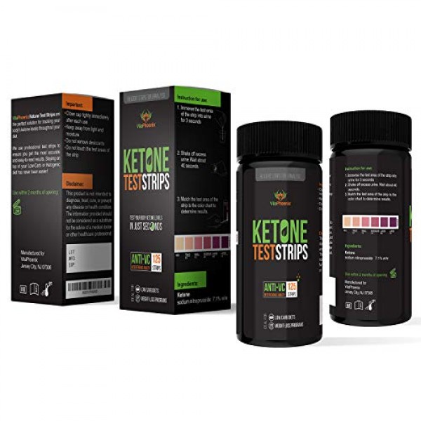Ketone Strips - Perfect Ketogenic Supplement to Measure Ketones i...