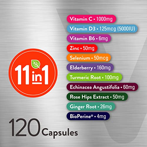 11 in 1 Immune Defense Support Supplement Booster with Vitamin C,...