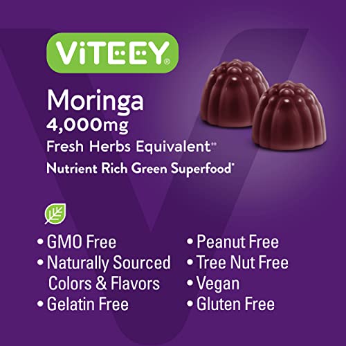 Moringa Leaf Gummies 4000mg - Immune Support - Energy Booster - B...