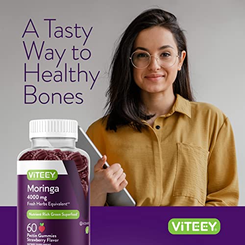 Moringa Leaf Gummies 4000mg - Immune Support - Energy Booster - B...